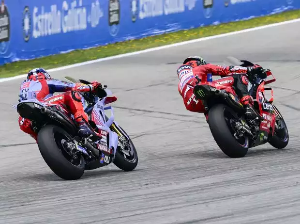 Francesco Bagnaia, Marc Marquez Titel-Bild zur News: Francesco Bagnaia, Marc Marquez