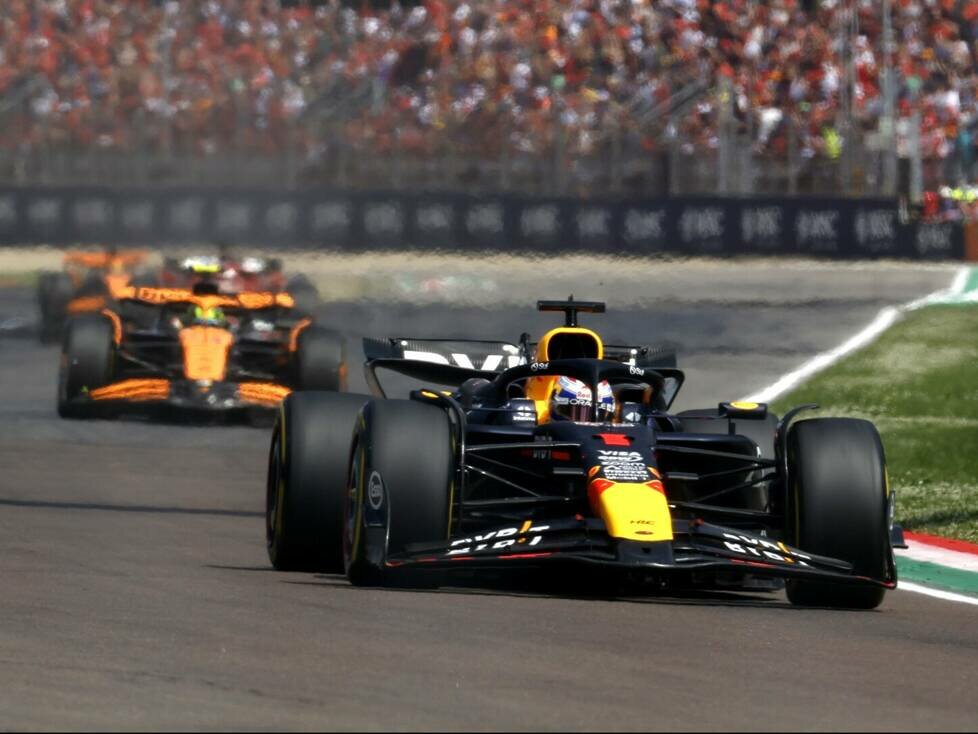 Max Verstappen, Lando Norris, Charles Leclerc