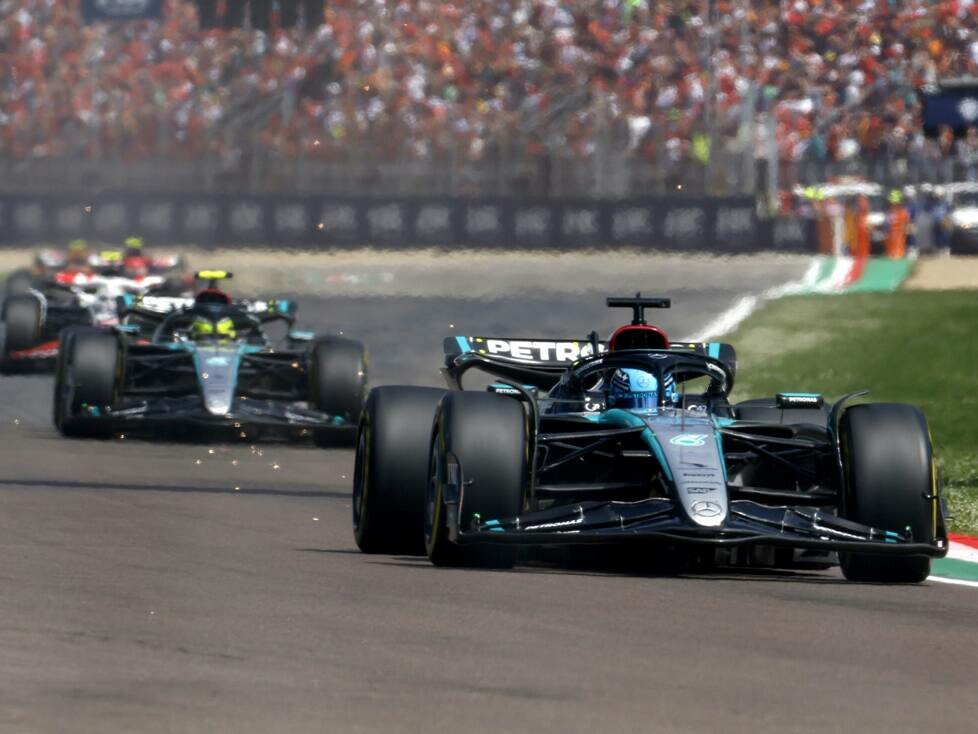 George Russell, Lewis Hamilton, Nico Hülkenberg