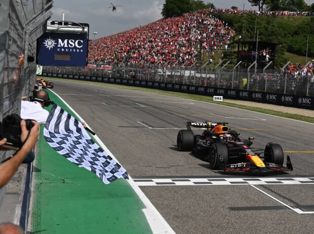 Nur im Ziel wurde es in Imola mal etwas knapper Nur im Ziel wurde es in Imola mal etwas knapper