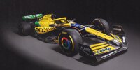 Ayrton-Senna-Lackierung von McLaren beim Formel-1-Rennen in Monaco 2024