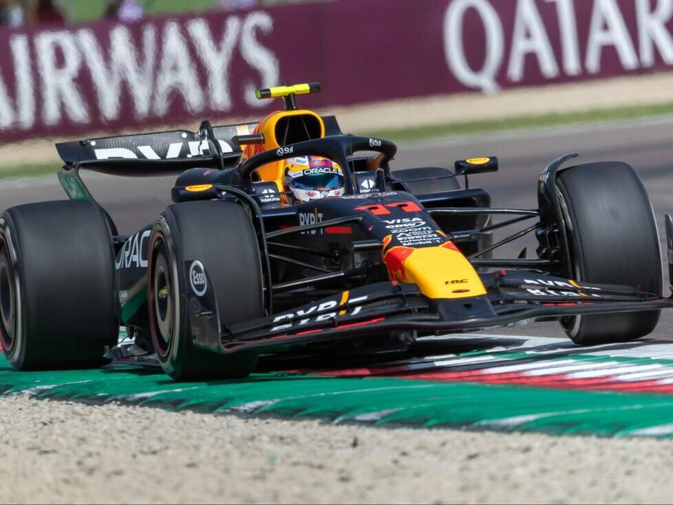 Sergio Perez beim Formel-1-Rennen in Imola 2024
