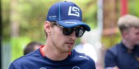 Logan Sargeant im Formel-1-Fahrerlager in Imola