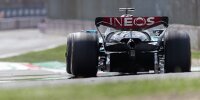 George Russell (Mercedes W15) beim Formel-1-Rennen in Imola 2024