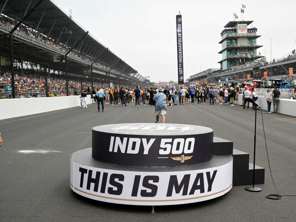 Startaufstellung zum Indy 500