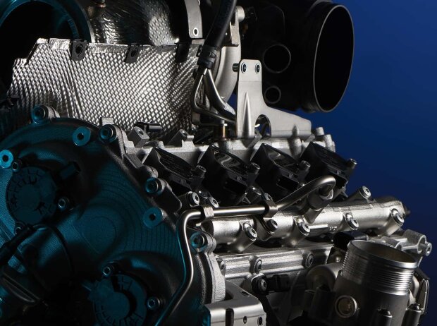 Lamborghini V8-Twin-Turbo-Hybrid, Kopfteil Lamborghini V8-Twin-Turbo-Hybrid, Kopfteil