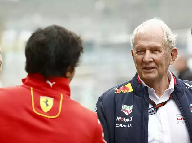 Carlos Sainz, Helmut Marko Titel-Bild zur News: Carlos Sainz, Helmut Marko