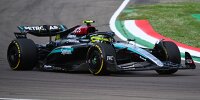 Lewis Hamilton (Mercedes W15) beim Formel-1-Rennen in Imola 2024