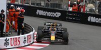 Max Verstappen (Red Bull RB20) im Training zum Formel-1-Rennen in Monaco 2024