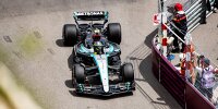 Lewis Hamilton (Mercedes W15) beim Formel-1-Training in Monaco 2024