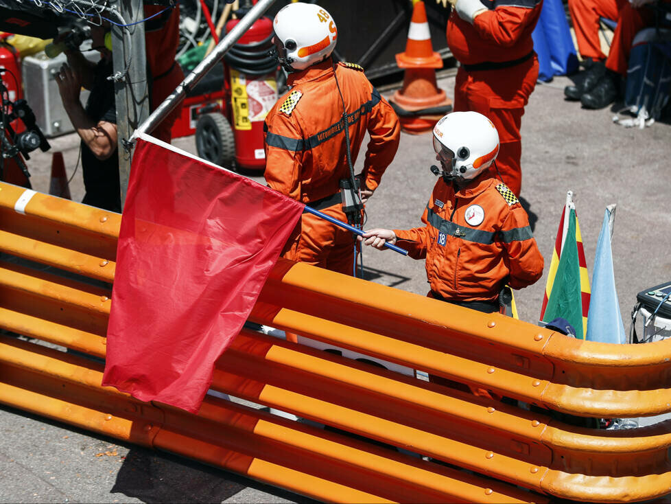 Rote Flagge in Monaco