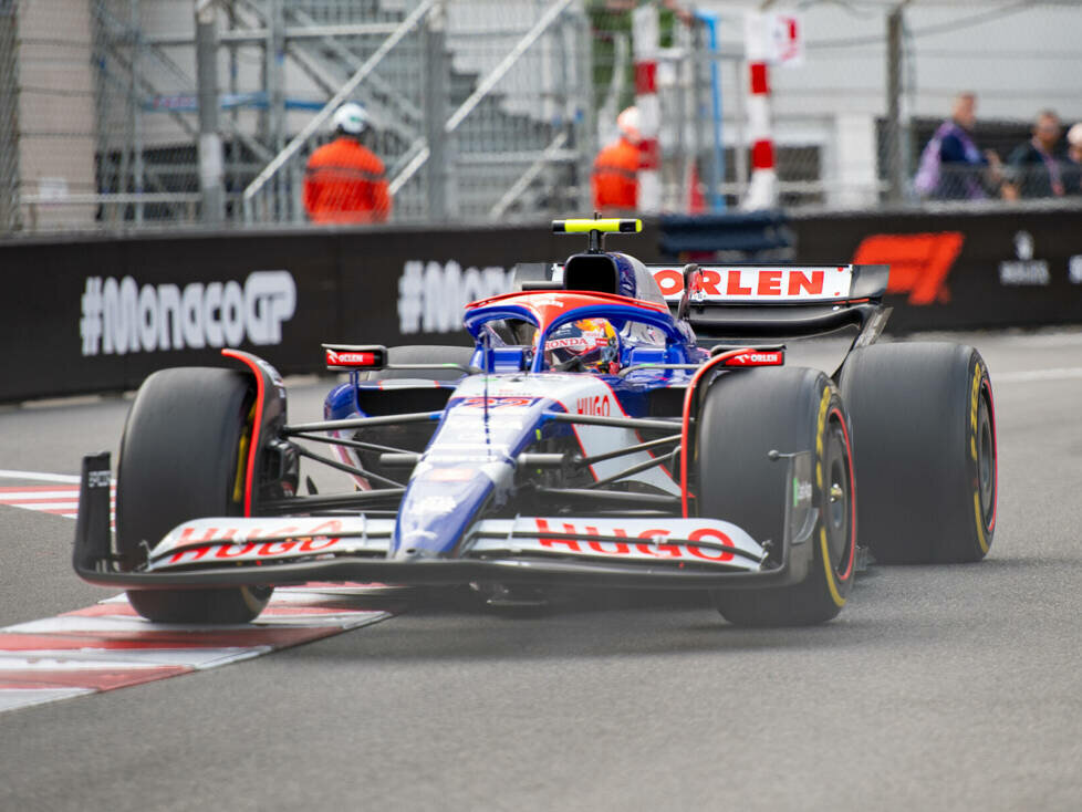 Yuki Tsunoda (Racing Bulls VCARB 01) beim Training zum Formel-1-Rennen in Monaco 2024