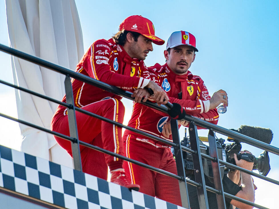 Carlos Sainz, Charles Leclerc, Oscar Piastri
