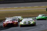 Nicki Thiim (SSR-Lamborghini) und Sheldon van der Linde (Schubert-BMW) 
