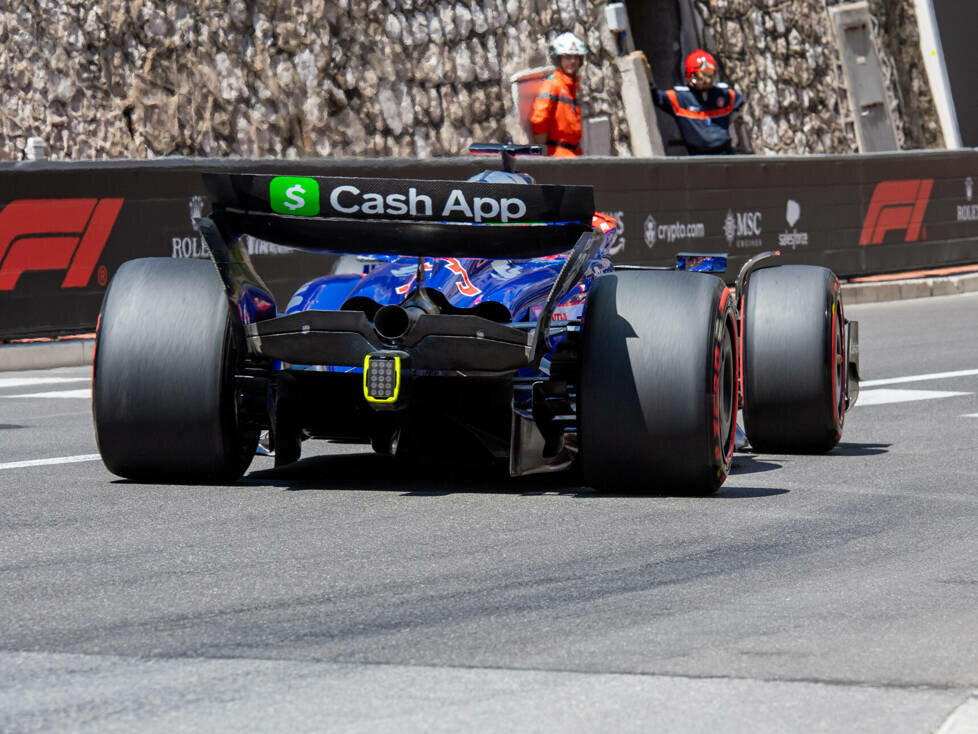 Daniel Ricciardo (Racing Bulls VCARB 01) beim Formel-1-Rennen in Monaco 2024