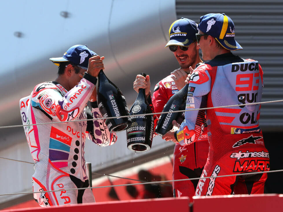 Jorge Martin, Francesco Bagnaia, Marc Marquez