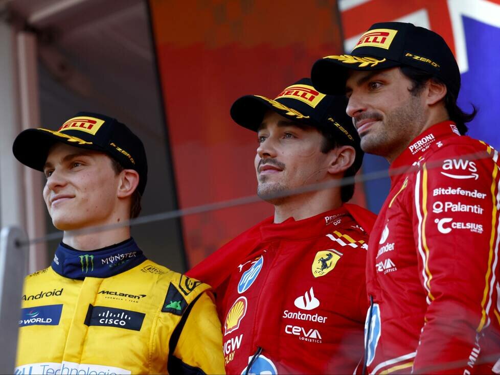 Oscar Piastri, Charles Leclerc, Carlos Sainz