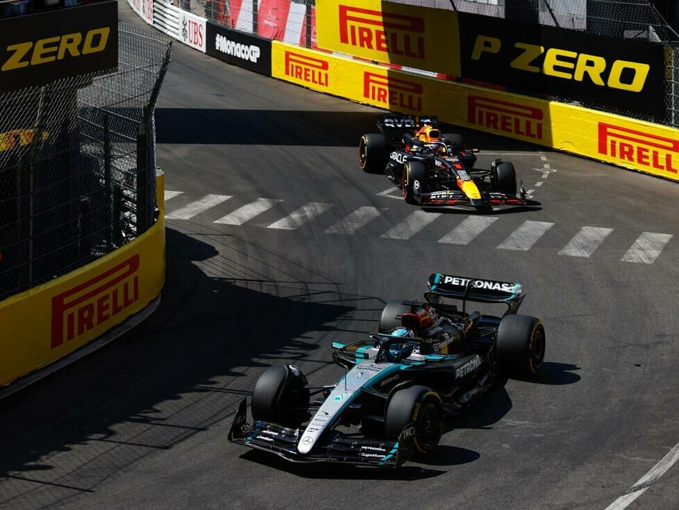George Russell, Max Verstappen