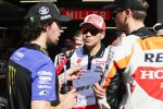 Luca Marini (Honda), Alex Rins (Yamaha) und Takaaki Nakagami () 