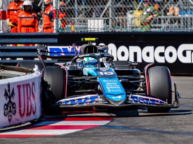 Pierre Gasly fährt sehr aggressiv und dicht an den Mauern Pierre Gasly fährt sehr aggressiv und dicht an den Mauern