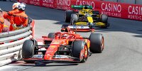 Charles Leclerc und Oscar Piastri beim Formel-1-Rennen in Monaco 2024