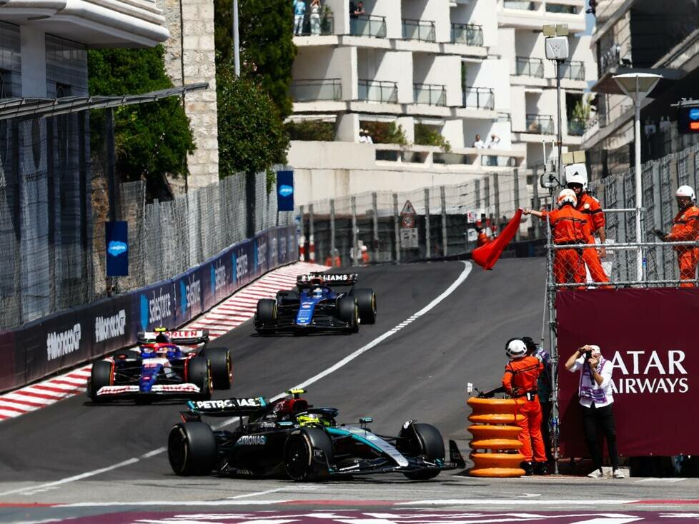 Alexander Albon, Lewis Hamilton, Yuki Tsunoda