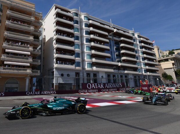Nach dem Taktieren mit Teamkollege Stroll kam Alonso irgendwie durcheinander Nach dem Taktieren mit Teamkollege Stroll kam Alonso irgendwie durcheinander