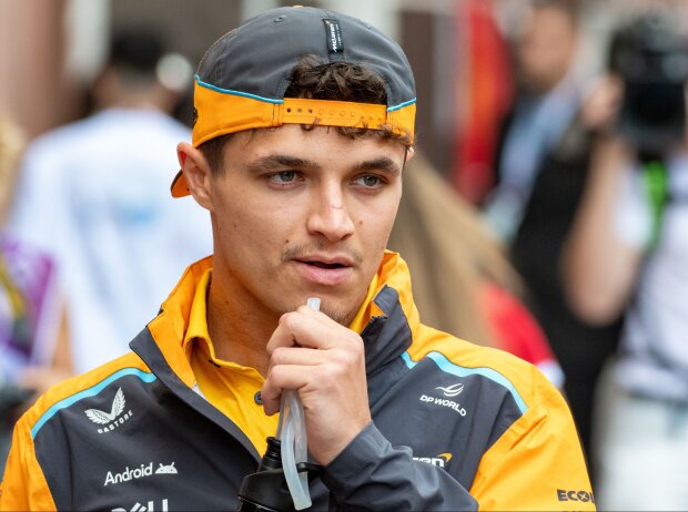 Frustriert: Lando Norris ist nicht happy mit der Entscheidung der Rennleitung Frustriert: Lando Norris ist nicht happy mit der Entscheidung der Rennleitung
