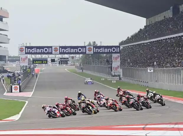 MotoGP Start Indien Titel-Bild zur News: MotoGP Start Indien