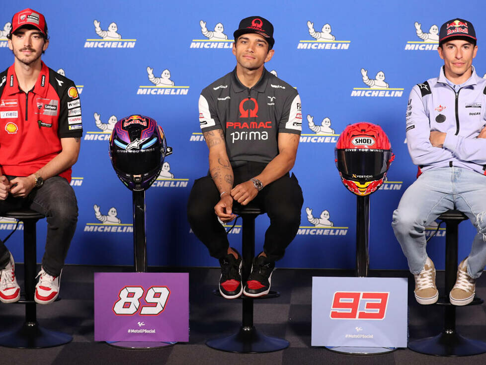 Francesco Bagnaia, Jorge Martin, Marc Marquez