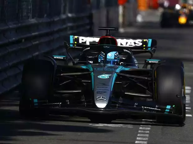 George Russell (Mercedes W15) beim Formel-1-Rennen in Monaco 2024 Titel-Bild zur News: George Russell (Mercedes W15) beim Formel-1-Rennen in Monaco 2024