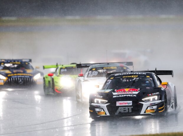 Die Piloten kämpften am Lausitzring mit den Wassermassen