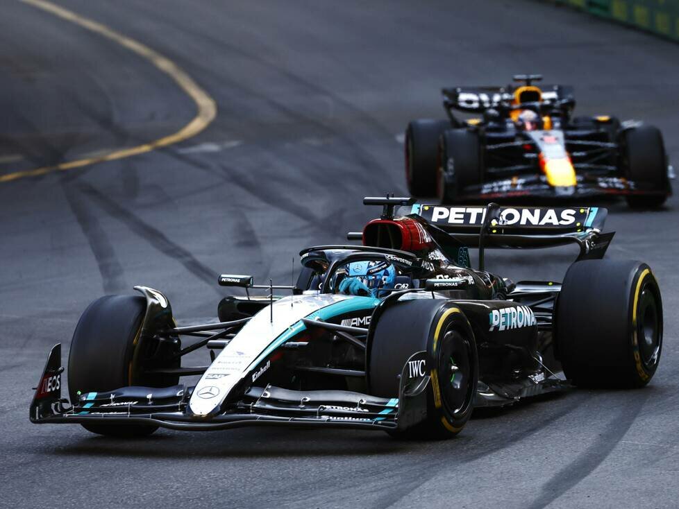 George Russell, Max Verstappen