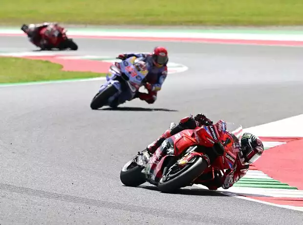 Francesco Bagnaia, Marc Marquez Titel-Bild zur News: Francesco Bagnaia, Marc Marquez