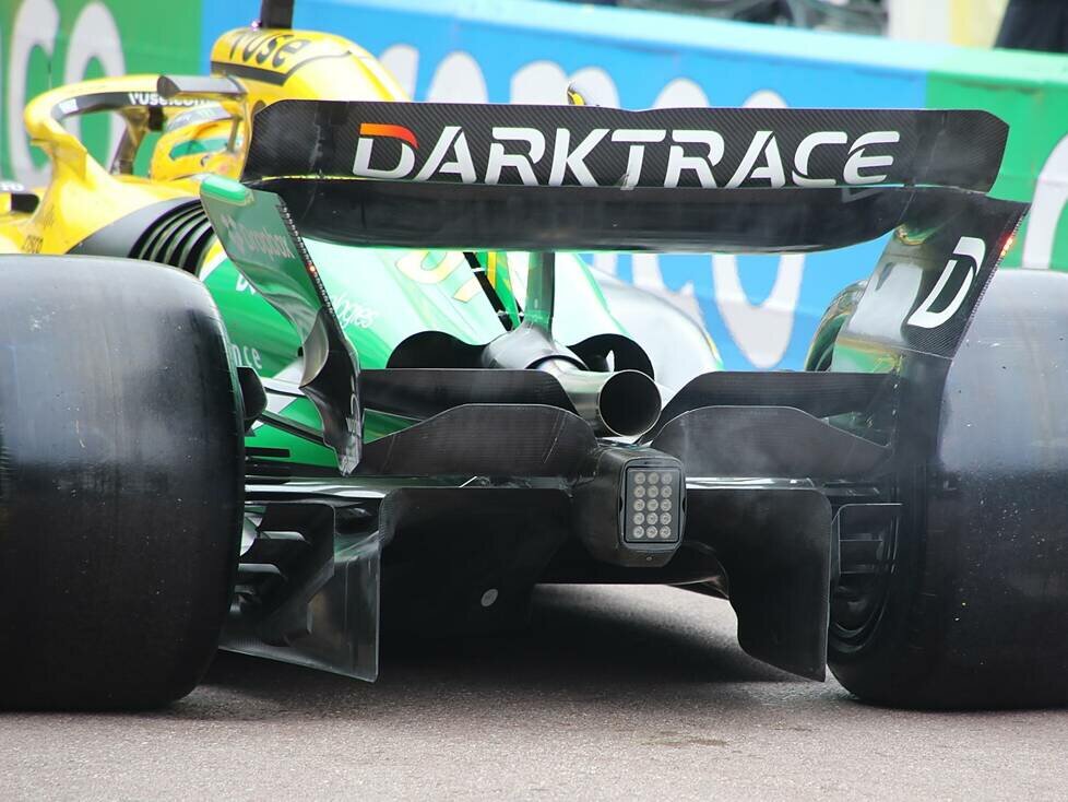 Rückansicht des McLaren MCL38 beim Formel-1-Rennen in Monaco 2024
