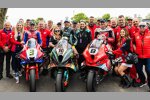 Dean Harrison, Peter Hickman und Davey Todd