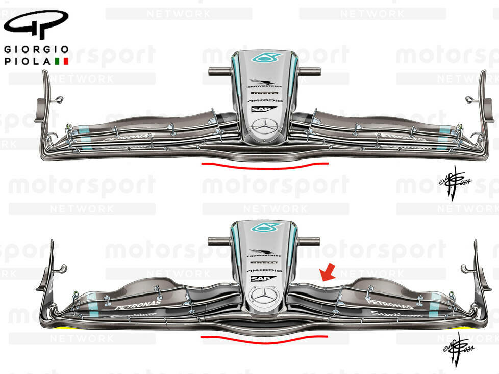 Mercedes-Frontflügel