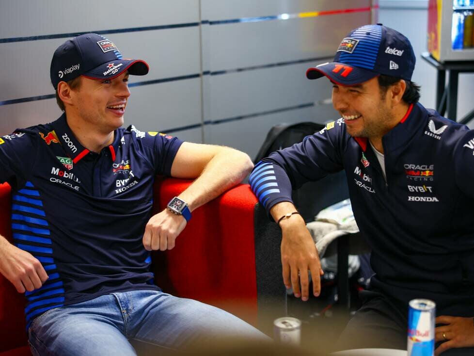 Max Verstappen, Sergio Perez, Mark Thompson