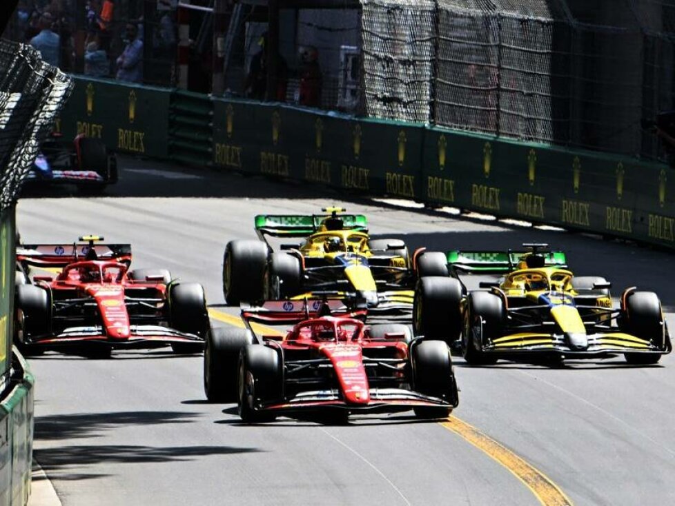 Charles Leclerc, Oscar Piastri, Carlos Sainz, Lando Norris