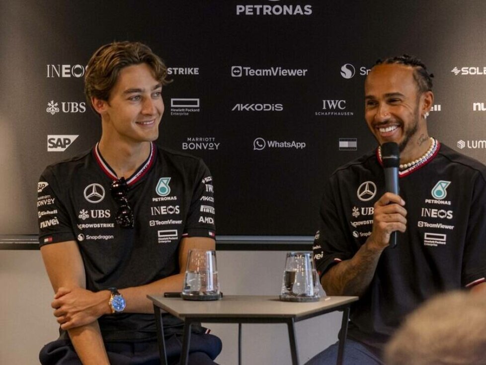 George Russell, Lewis Hamilton