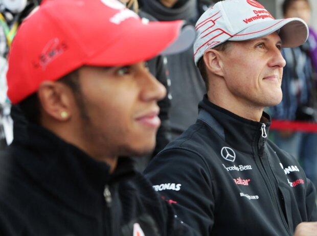 Lewis Hamilton folgte Ende 2012 bei Mercedes auf Michael Schumacher
