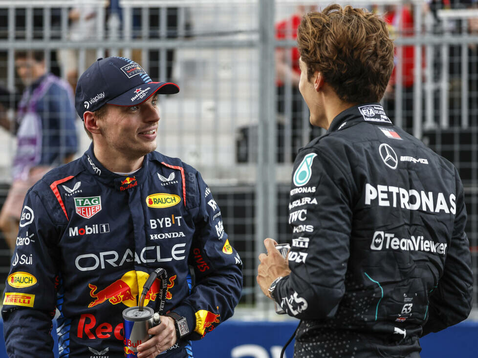 George Russell, Max Verstappen