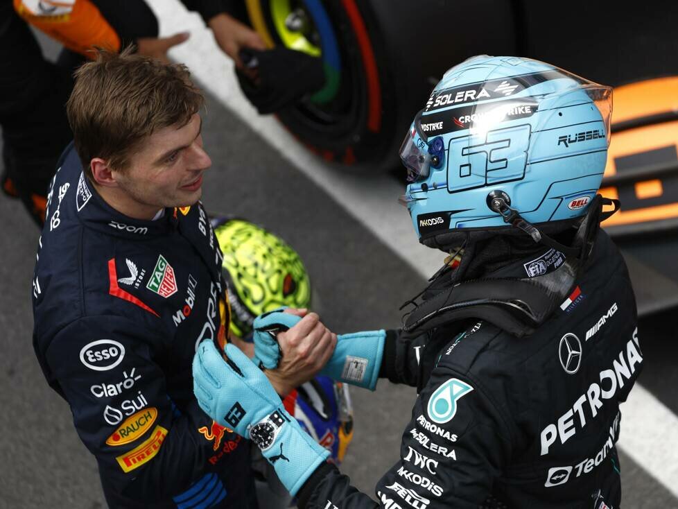 George Russell, Max Verstappen