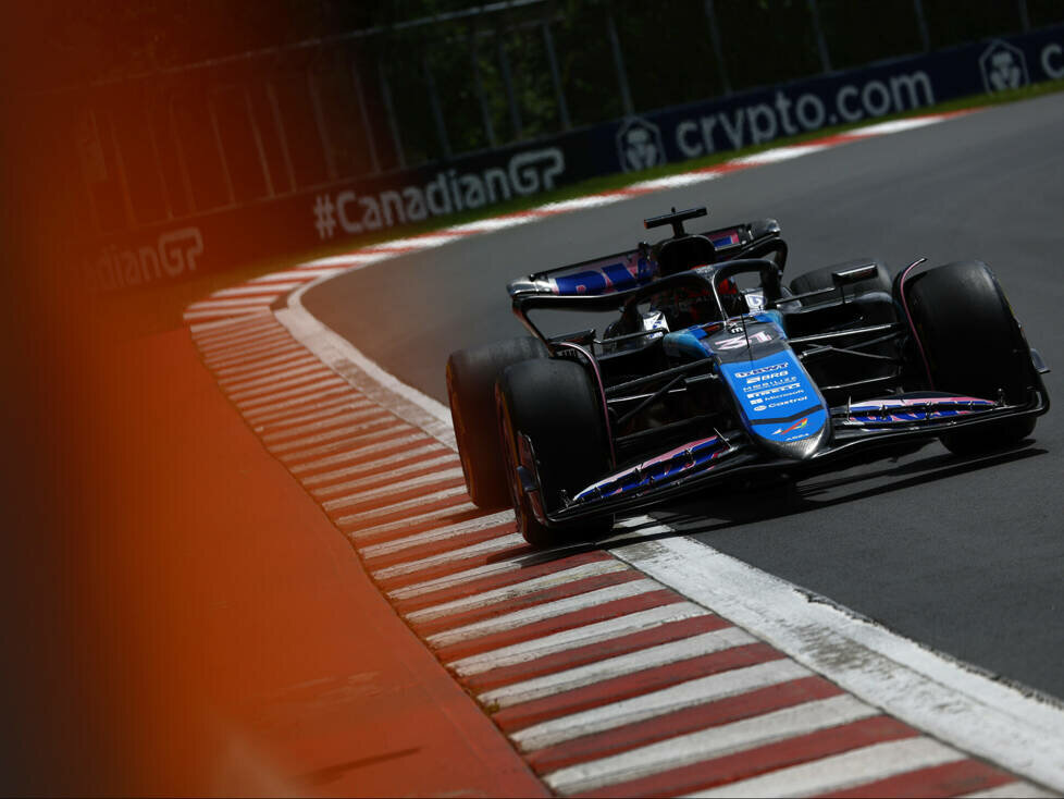 Esteban Ocon (Alpine A523) beim Formel-1-Rennen in Kanada 2024