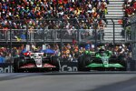 Guanyu Zhou (Sauber) und Nico Hülkenberg (Haas) 