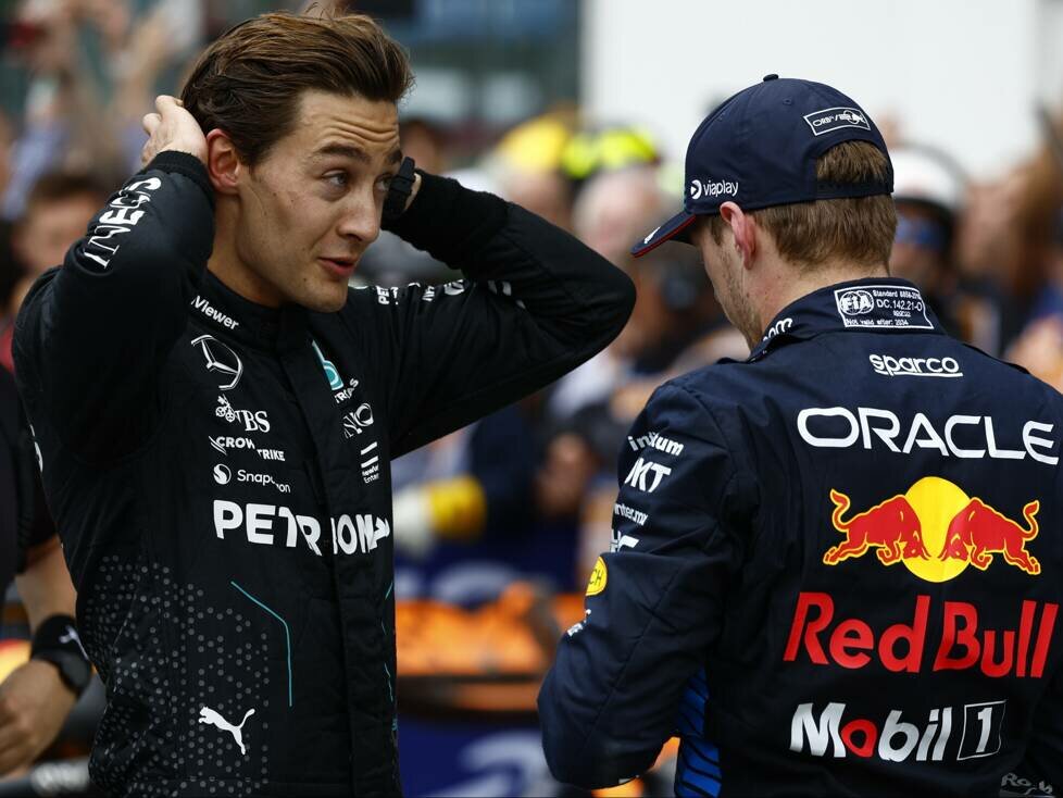 George Russell, Max Verstappen