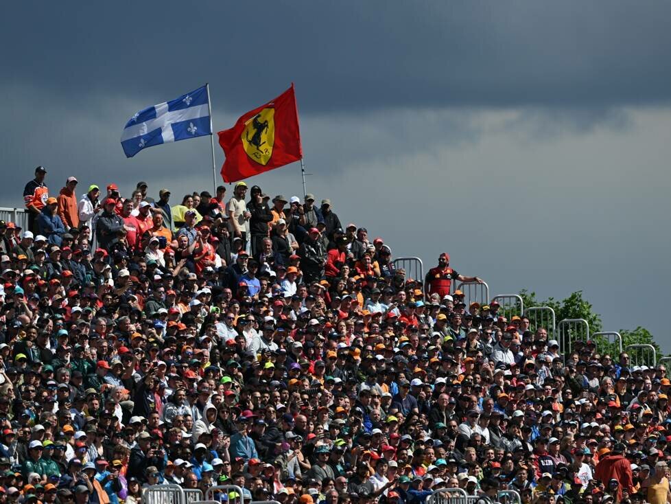 Formel-1-Fans trotzen dem Schlechtwetter beim Kanada-Grand-Prix 2024