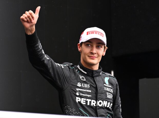 George Russell holt sich nach der Pole in Montreal immerhin Platz drei George Russell holt sich nach der Pole in Montreal immerhin Platz drei