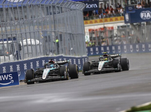 Zeitenwende: George Russell hat Lewis Hamilton den Schneid abgekauft Zeitenwende: George Russell hat Lewis Hamilton den Schneid abgekauft