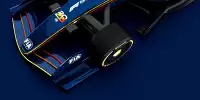 Formel-1-Reifen an der FIA-Designstudie für 2026